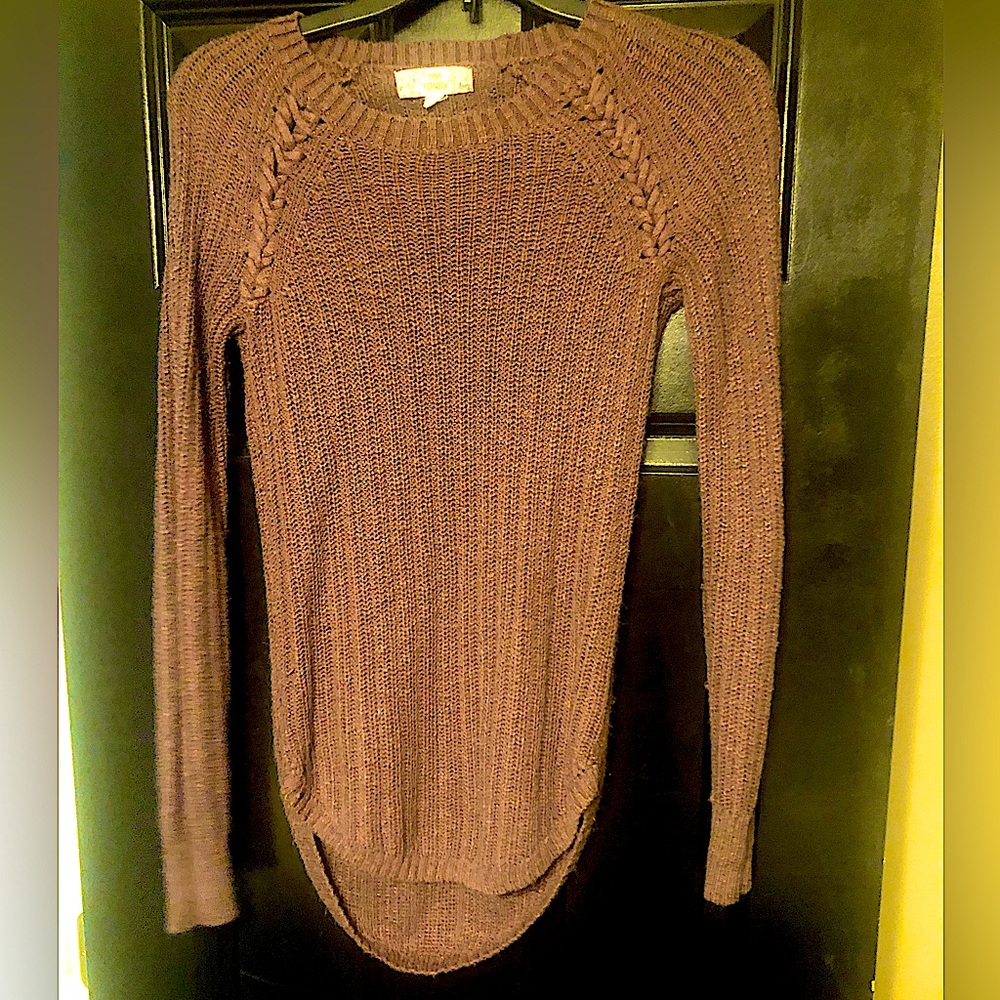 Long Mauve Sweater